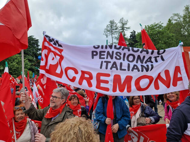 SPI CGIL Cremona a Milano Anche i pensionati in piazza il13 maggio
