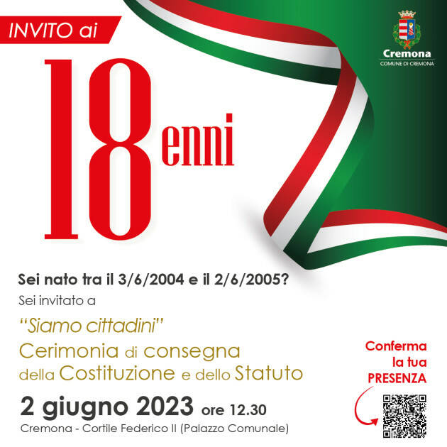 Festa Repubblica, Cortile Federico II l'iniziativa '2 Giugno – Siamo cittadini'