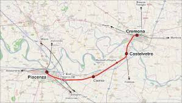 Ripristino trasporto ferroviario Cremona – Piacenza, chiesto incontro con Lucente