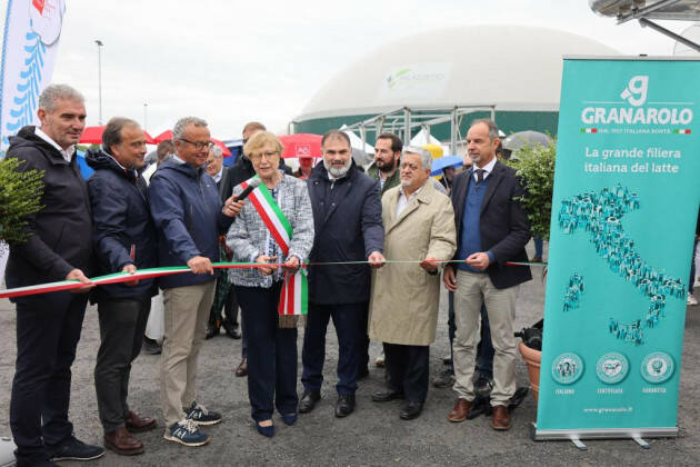 Grumello Cremonese  Granlatte-Granarolo  inaugura il 2° impianto di biometano 