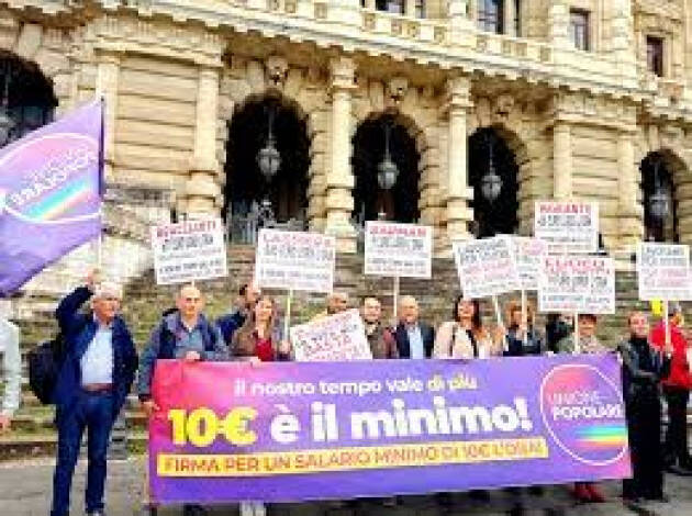 Salario minimo a 10 euro l’ora.Parte raccolta firme | Rifondazione Comunista