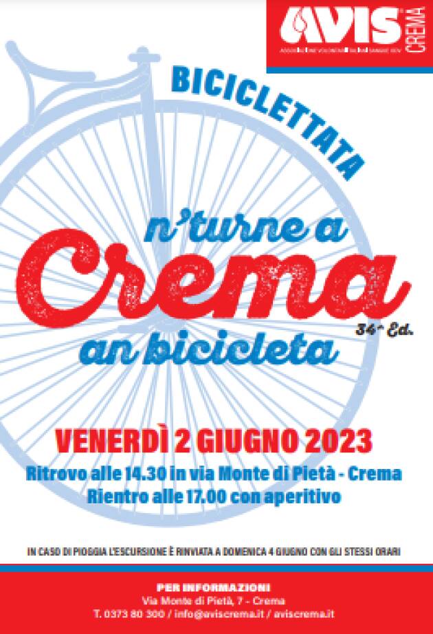 34 Ciclopasseggiata 'n turne a Crema 'n bibicleta