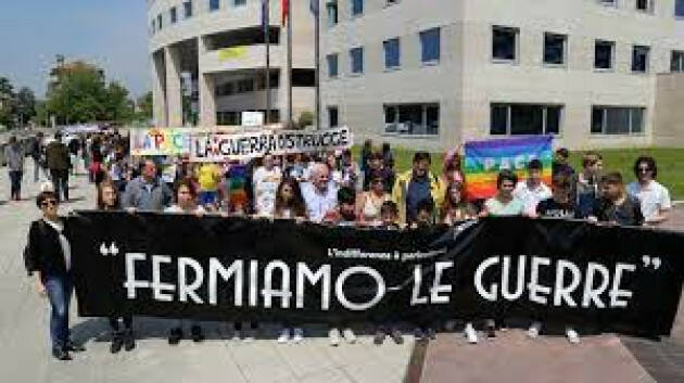 OMERO DELLISTORTI: FERMARE LA GUERRA,