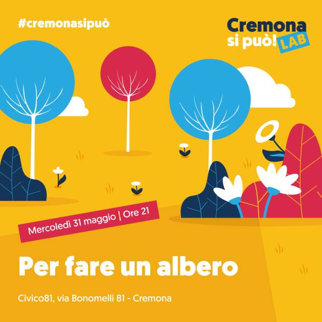 Mercoledì incontro sul verde urbano con Assessori Cremona e Mantova