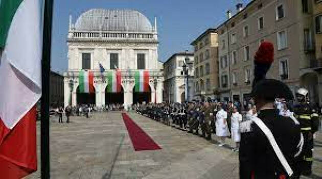 BRESCIA: Celebrazione Festa della Repubblica 2 giugno 2023