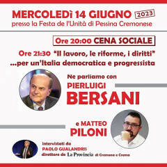 Partito Democratico (#PD) Torna l’appuntamento con le Feste de l’Unità in Provincia di Cremona