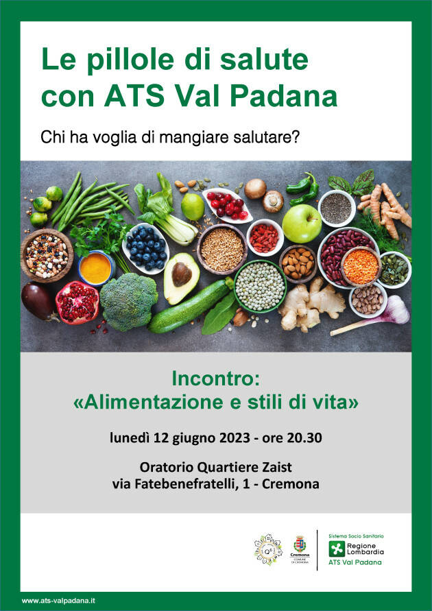 (CR) LE PILLOLE DI SALUTE DI ATS VAL PADANA