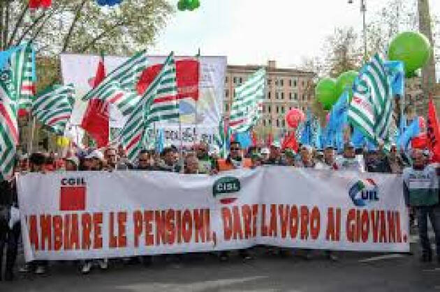Sindacati pensionati di Cgil-Cisl-Uil  Più reddito, più diritti.