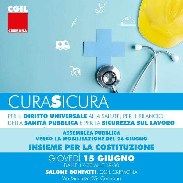CGIL Cremona: Insieme per la Costruzione di una società giusta e solidale