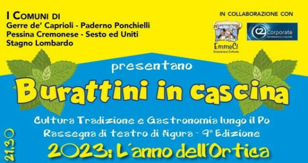 Riparte la rassegna Burattini in Cascina 2023 Evento 2 agosto