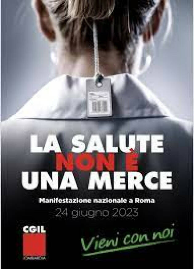CGIL Cremona a Roma in 150 il 24 Giugno, Manifestazione diritto alla salute