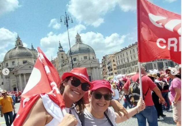 La Cgil Cremona manifesta a Roma  PER IL DIRITTO ALLA SALUTE
