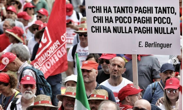 Roma Manifestazione CGIL IL DIRITTO ALLA SALUTE DEVE ESSERE GARANTITO E GRATUITO