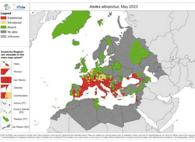 In Europa aumenta il rischio di malattie trasmesse dalle zanzare