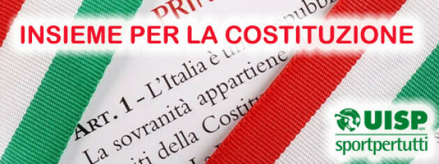 Uisp Insieme per la Costituzione: anche l'Uisp alla manifestazione di Roma