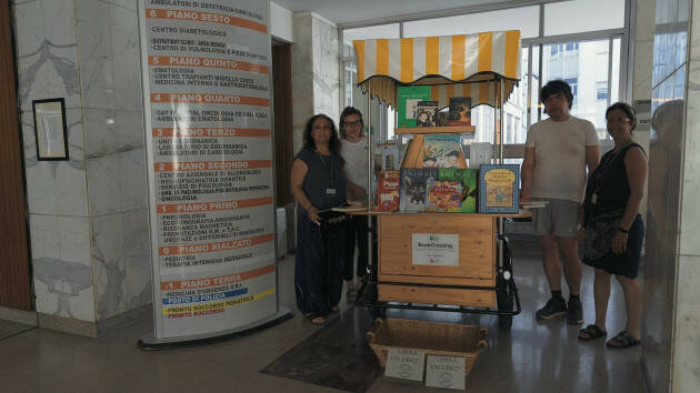 OSPEDALE DI CREMONA BOOK CROSSING: LA BICI CARGO TORNA IN OSPEDALE