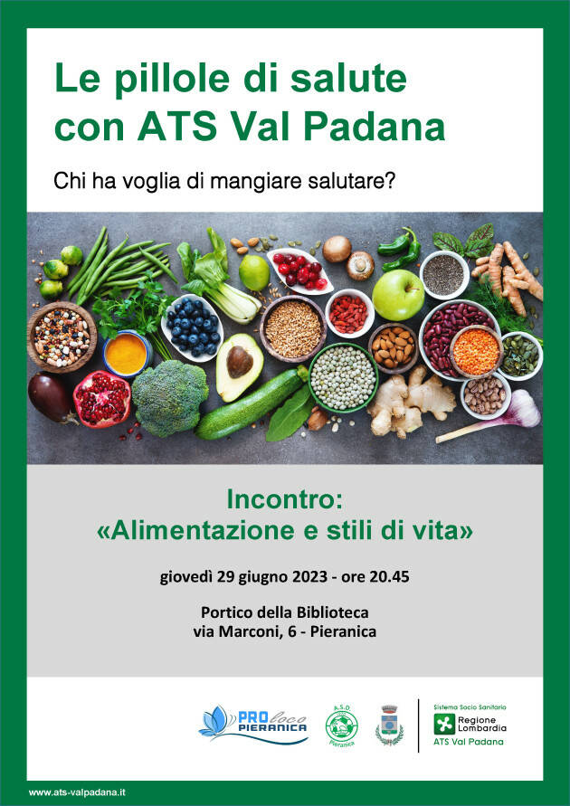 A PIERANICA LE PILLOLE DI SALUTE DI ATS VAL PADANA