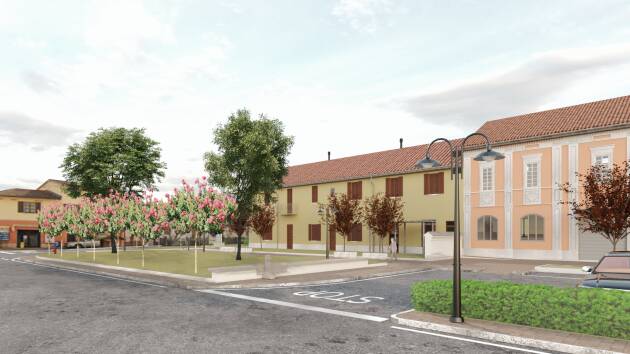 Intervento di riqualifica di edificio storico nel comune di Gerre de' Caprioli.