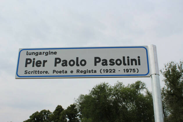 (CR) Intitolato a Pier Paolo Pasolini l’argine maestro