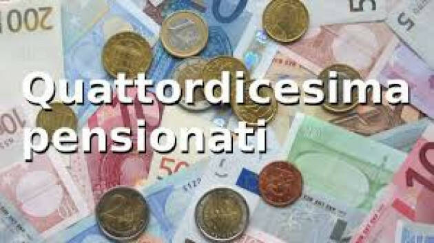 Economia: Misiani (#Pd), 14esima travestita da aumento è imbroglio ai pensionati.