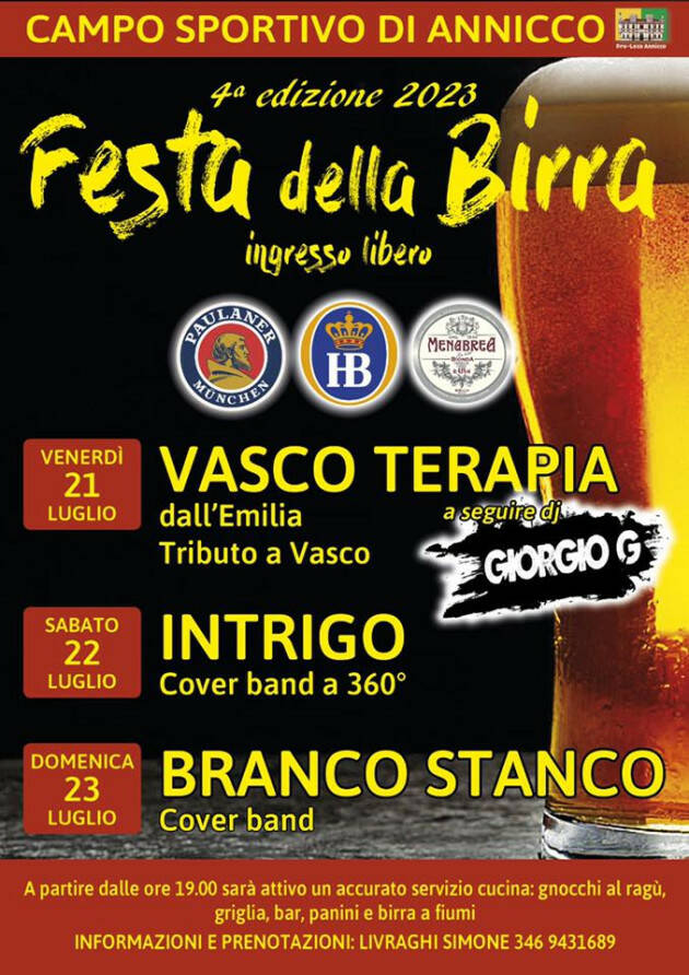 FESTA DELLA BIRRA ANNICCO