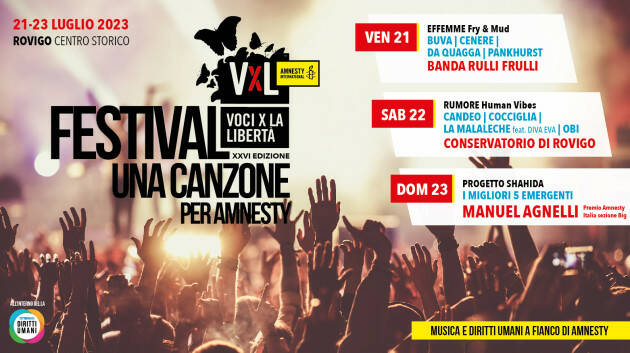Rovigo ECCO LA PRIMA EDIZIONE DELLA ‘SETTIMANA DEI DIRITTI UMANI’