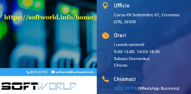 (CR) Softworld Assistenza clienti personalizzata