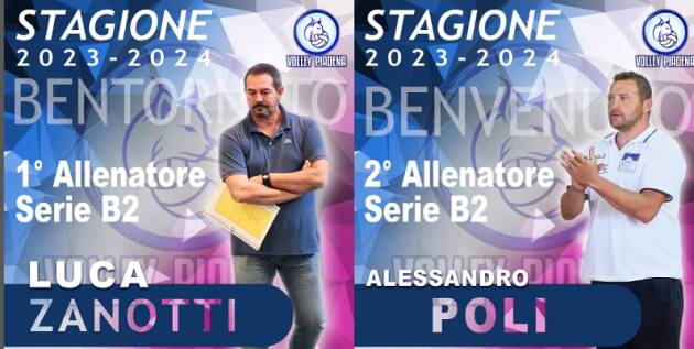 Volley Piadena  Presentiamo il primo e secondo allenatore stagione 2023-2024