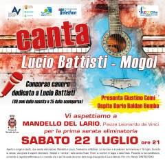 Prima tappa del concorso canoro Lecco canta Battisti.