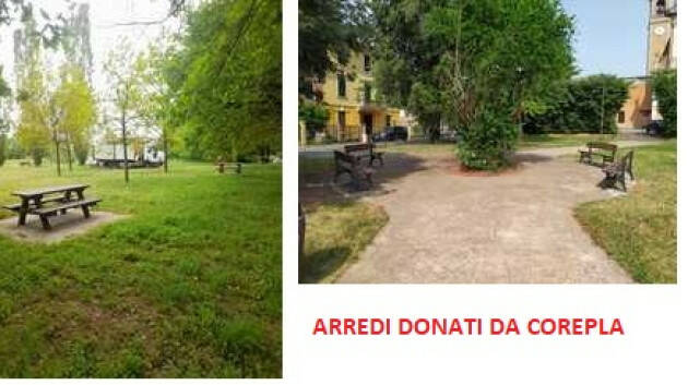 POSIZIONATI GLI ARREDI DONATI DA COREPLA PER PREMIARE L’IMPEGNO DEI CREMONESI
