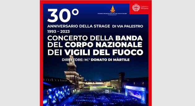 MILANO PALESTRO. DOMANI AL CASTELLO IL CONCERTO DELLA BANDA MUSICALE V.V.F.