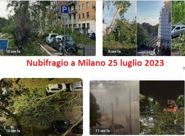 Nubifragio a Milano e in Brianza: CiaLomb raccoglie le segnalazioni dei danni