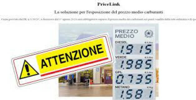ADUC Benzina e cartelli prezzi medi obbligatori. Solo fumo per far dimenticare il 70% di tasse