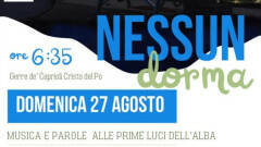 NESSUN DORMA 2023  A Gerre de’ Caprioli, piarda Guidotti il 27 agosto