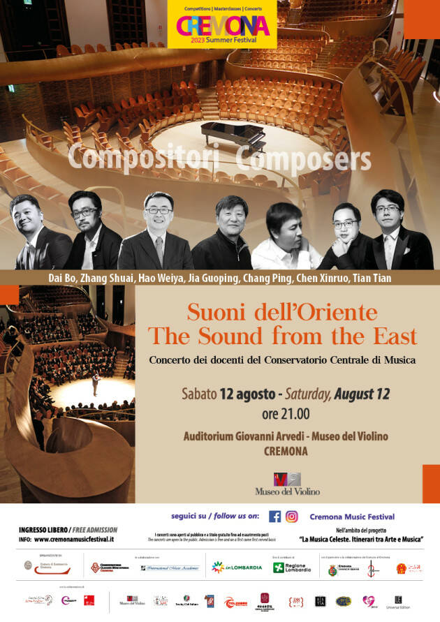  Summer Cremona Suoni dell'Oriente / The Sound from the East (Cina)
