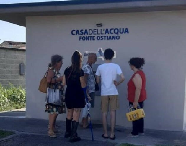 Padania Acque ,Caldo a  Ostiano si sensibilizzano i cittadini sull’acqua di rete 