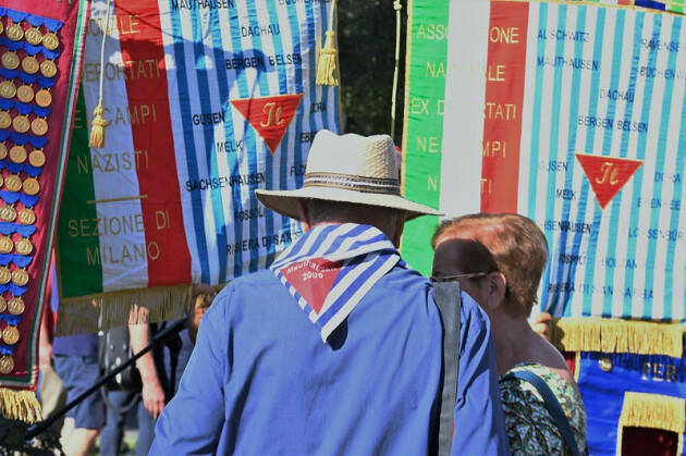 PIAZZALE LORETO.IL 10 agosto  RICORDO DELLE VITTIME DELL'ECCIDIO