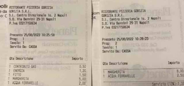 ADUC Scontrini ristoranti. Perché sono una roulette....