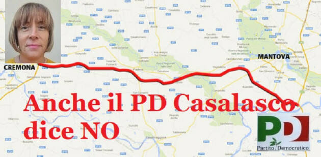 NO all’Autostrada CR-MN Lo dice Velleda Rivaroli (PD)  di Casalmaggiore | G.C.Storti