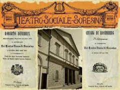 Il teatro Sociale di Soresina, inaugurato nel 1840 riaperto nel 1991.