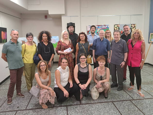 (CR) INAUGURATA CON SUCCESSO LA COLLETTIVA AICS ALL'EX BORSINO 