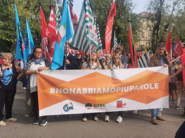 Cgil-Lombardia  CORTEO DI CORDOGLIO SILENZIOSO PER I MORTI SUL LAVORO DI BRANDIZZO