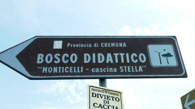 Castelleone Domenica 10 settembre Bosco Didattico rimarrà chiuso