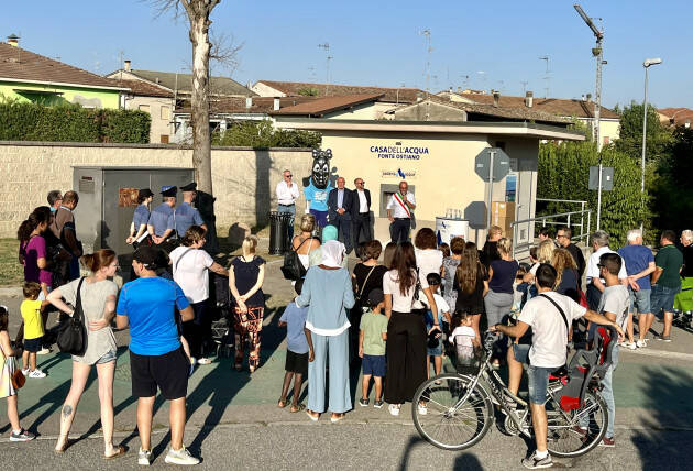 Padania Acque S.p.A.: Inaugurata la casa dell’acqua “Fonte Ostiano”