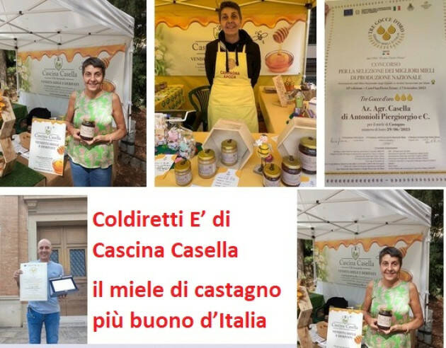  Coldiretti E’ di Cascina Casella il miele di castagno più buono d’Italia