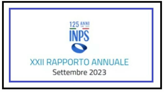 XXII Rapporto Annuale INPS