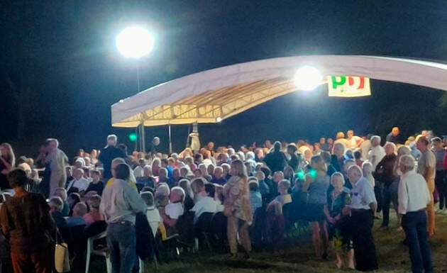 Bonaccini e Roggiani chiudono Festa Unità Cremona 2023 con il botto!!! [video]