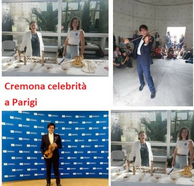 Cremona celebrità a Parigi