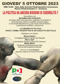 PD Cremona Incontro sul tema della credibilità politica , con Massimiliano Panarari