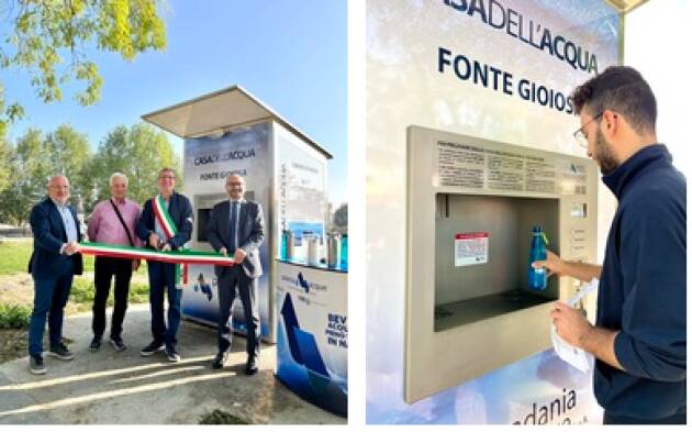 Piadena, Padania Acque S.p.A.: Inaugurata la nuova Fonte Gioiosa